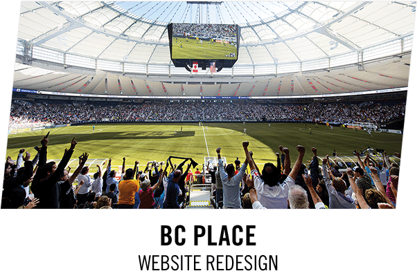 BC Place Website Redesign